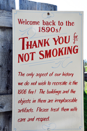 sign - welcome back to the 1890s