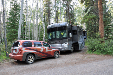 the RV of the two RV Gypsies