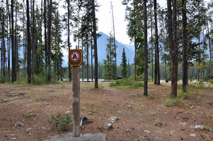 picnic area - no tenting allowed