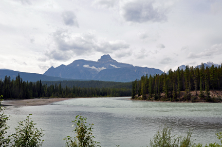 Mt. Christie and river