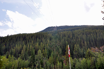 the view up to to the first ramp