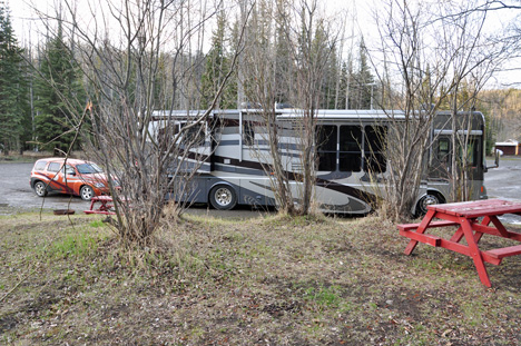 The RV and toad of the two RV Gypsies