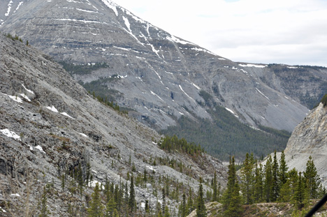 mountains near Summit Lake