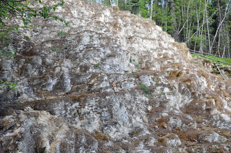 tufa in the Hanging Garden