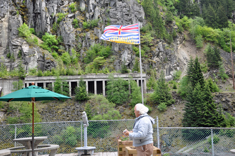 lee and the British Columbia flag