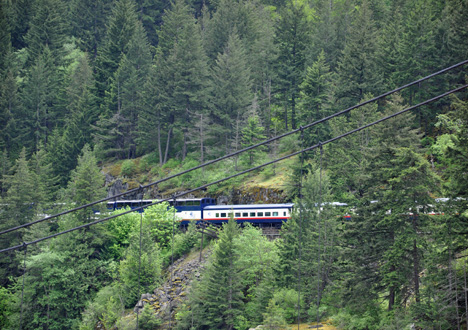 train on the other side of the river