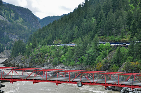 train on the other side of the river