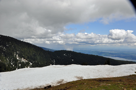 view from the other side of Grouse Mountain