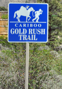 sign - Cariboo Gold Rush Trail