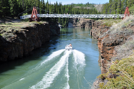 the bridge as seen from the rock