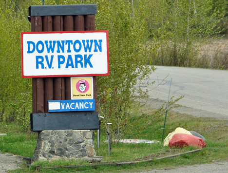sign - Downtown RV Park