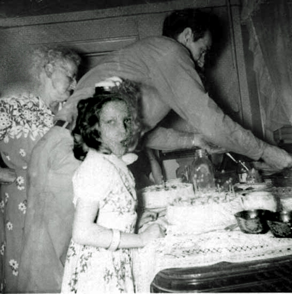 Karen with her grandmother,