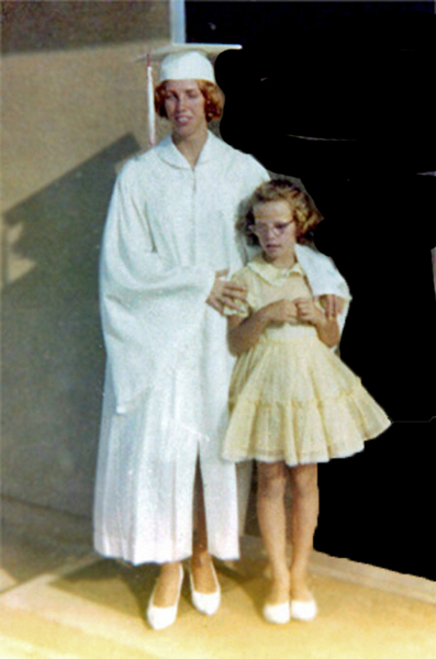 Karen and her youngest sister Ilse