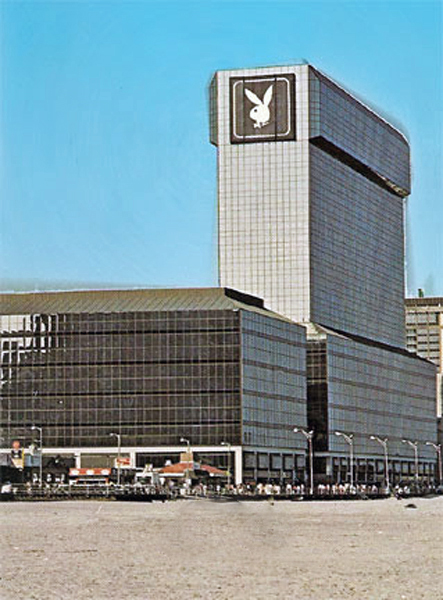 Playboy Hotel and casino postcard