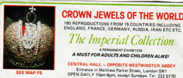 The Crown Jewels sign