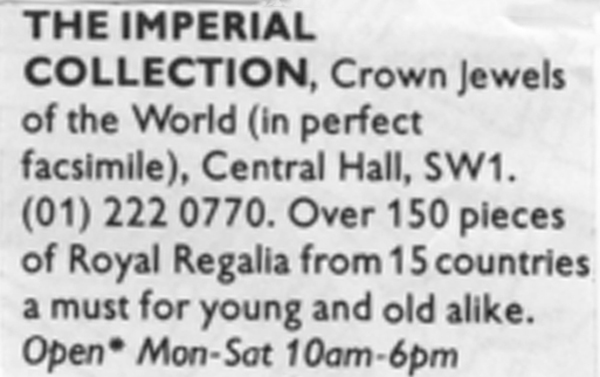 Imperial Collection of Crown Jewels of the World