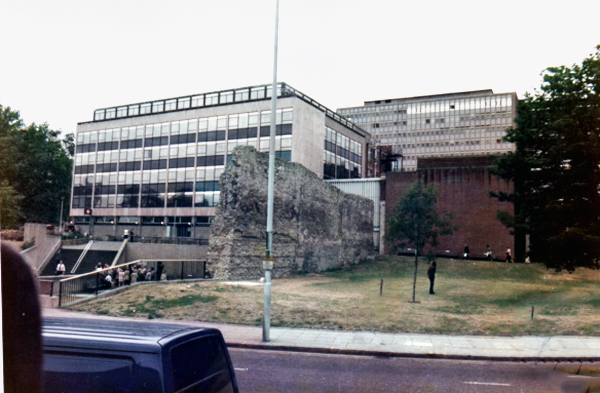 part of the orginial Wall of London.