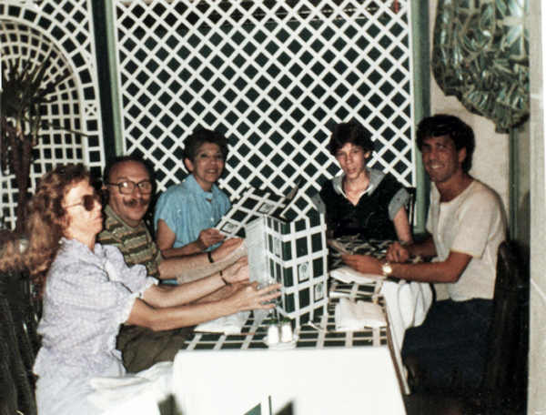 the gang at The restaurant L'Amanguie