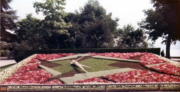 The Floral Clock in Ouchy