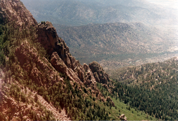 view from the top of the Mountain