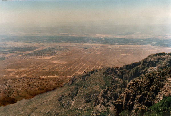 view from the top of the Mountain