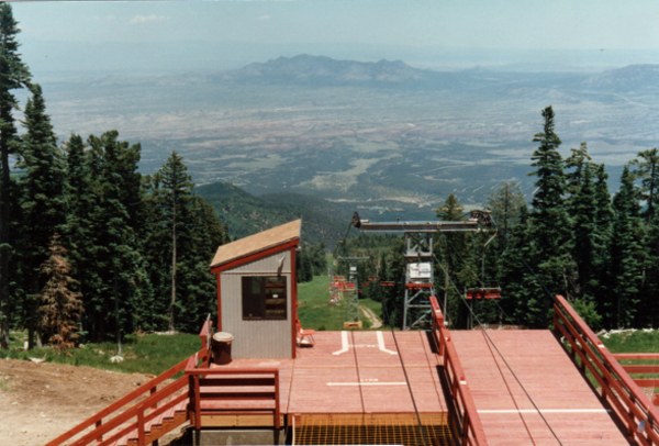 platform at the top