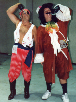 Two Pirates picking their nose