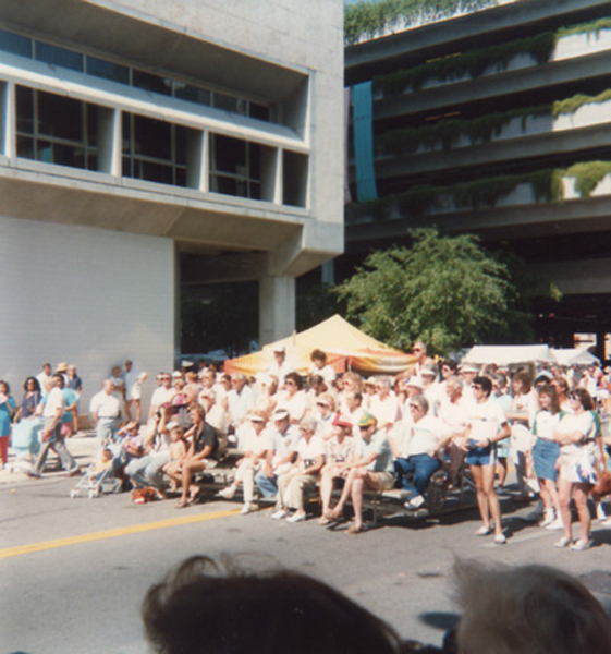 The crowd in Fort Lauderdlale