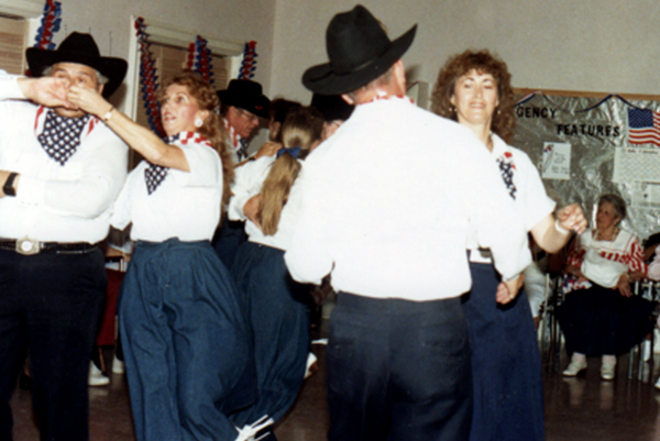 Lee and Karen Duquette dancing