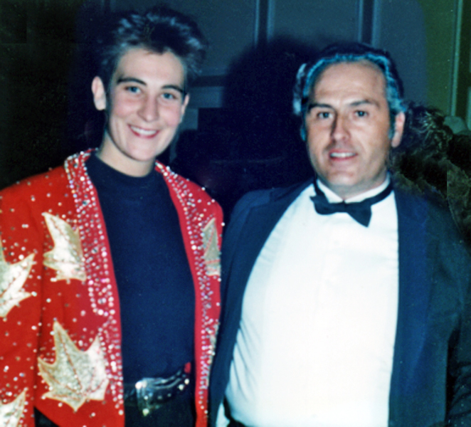 Lee Duquette with k.d. Lang