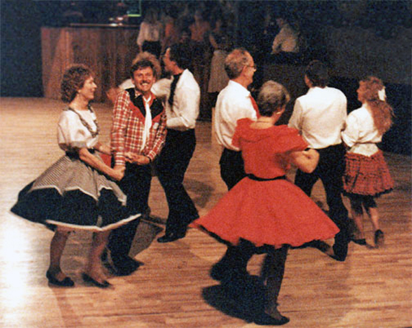Karen Duquette square dancin