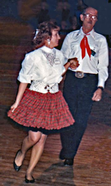 Karen Duquette square dancin
