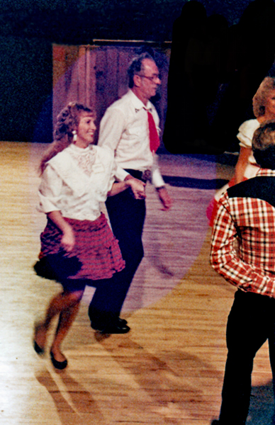 Karen Duquette square dancin