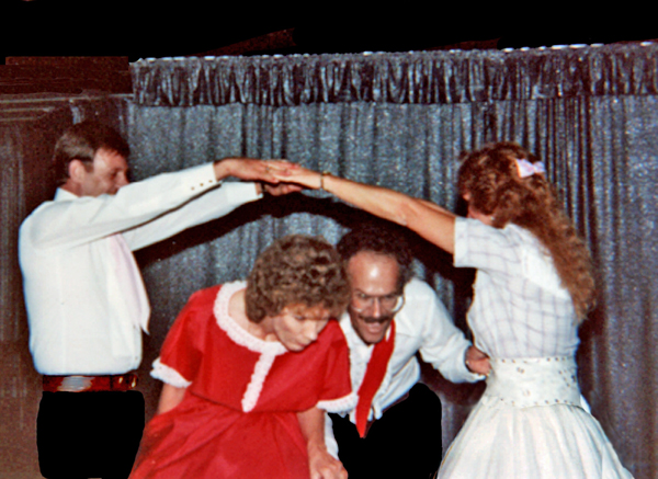 Karen Duquette square dancin