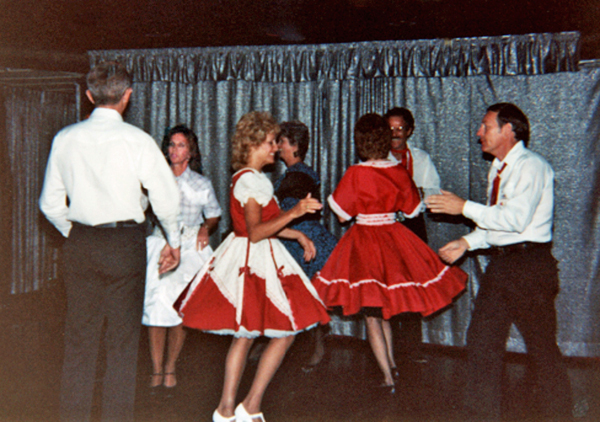 Karen Duquette square dancin