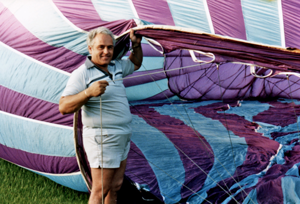 Lee Duquette and the hot air balloon