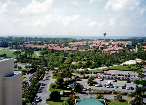 view from hotel