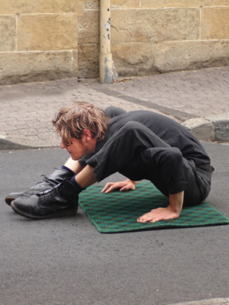 A street performer