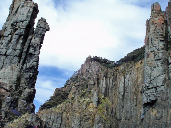 Bruny Island cliffs
