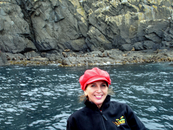 Karen Duquette at Bruny Island