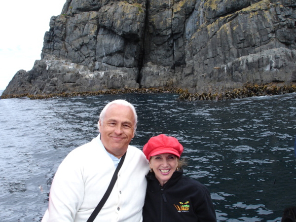Lee and Karen Duquette at Bruny Island