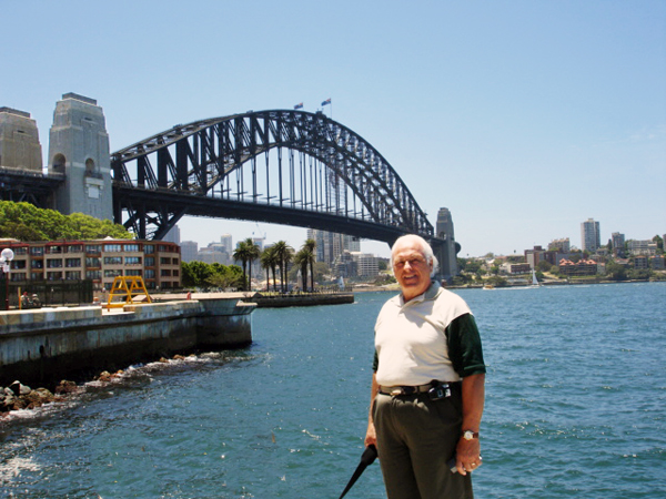 Lee Duquette at the Sydney Bridge