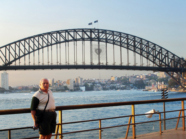 Lee Duquette at the Sydney Bridge