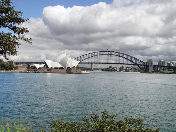 Sydney Opera House and Sydney bridge