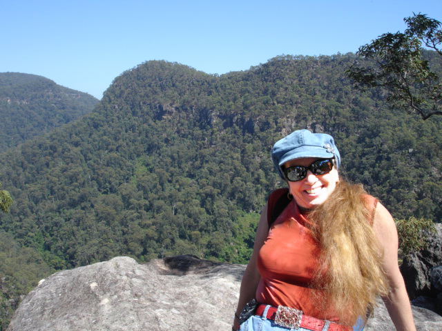 Karen Duqutte at Blue Mountains National Park