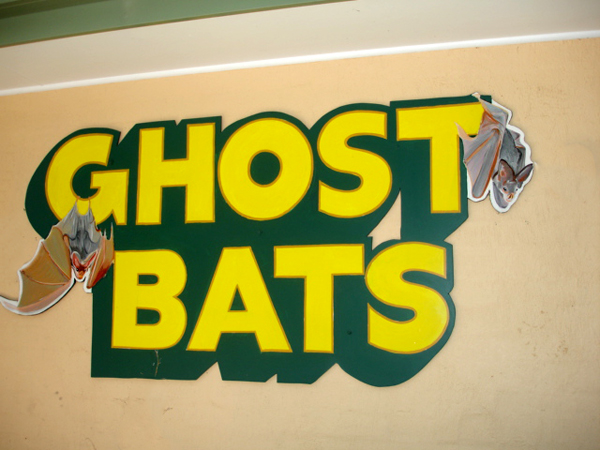 ghost bats sign