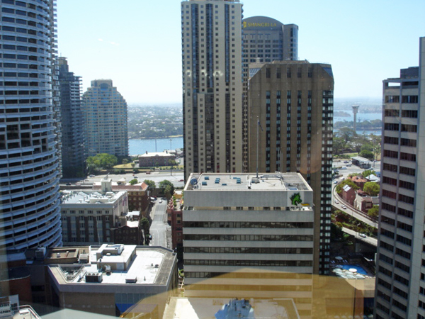 Views of Australia from the windows