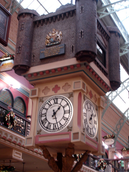 fancy clock in sydney Mall