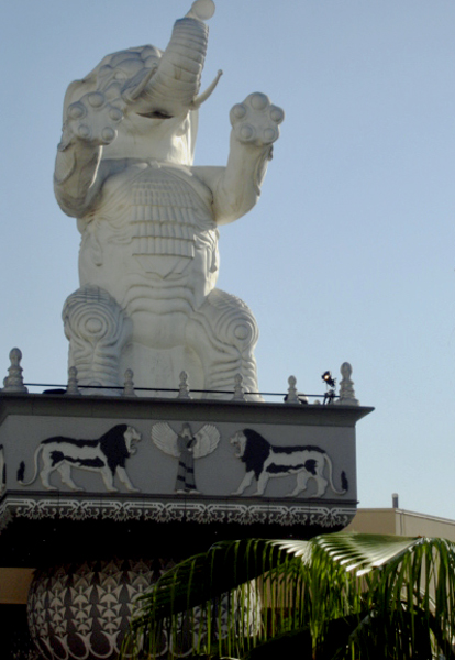 Hollywood elephant statue
