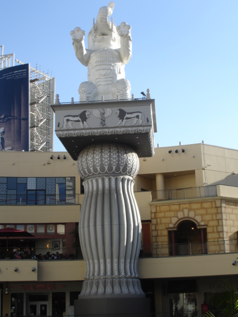 Hollywood elephant statue